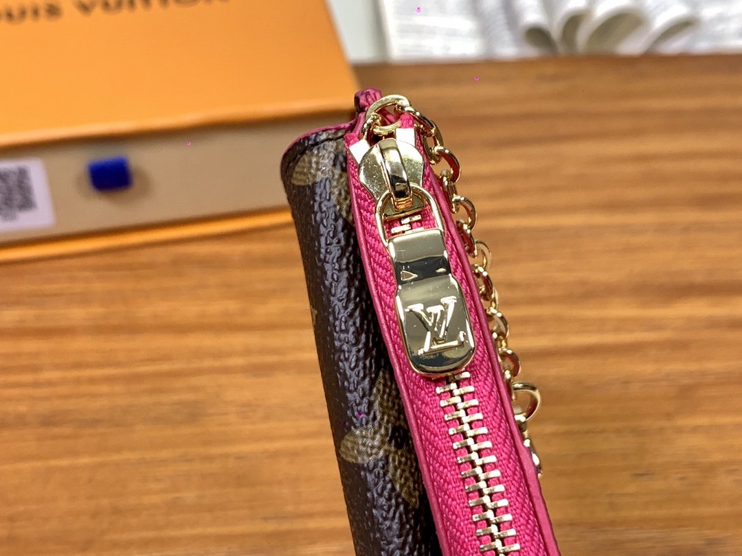 Louis Vuitton Recto Verso Monogram Wallet 13cm Pink