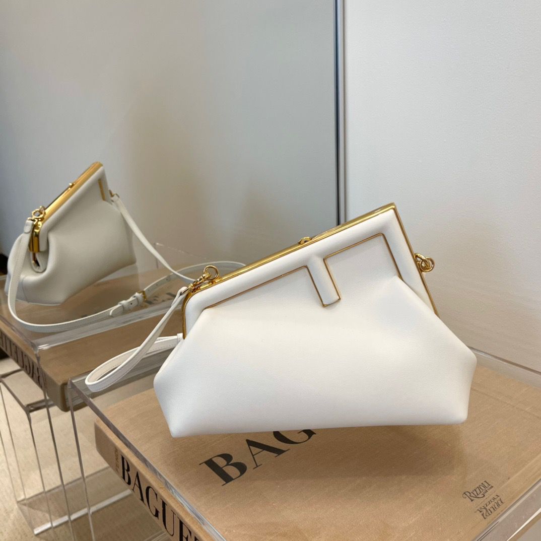 Fendi Mini Crossbody 26cm White